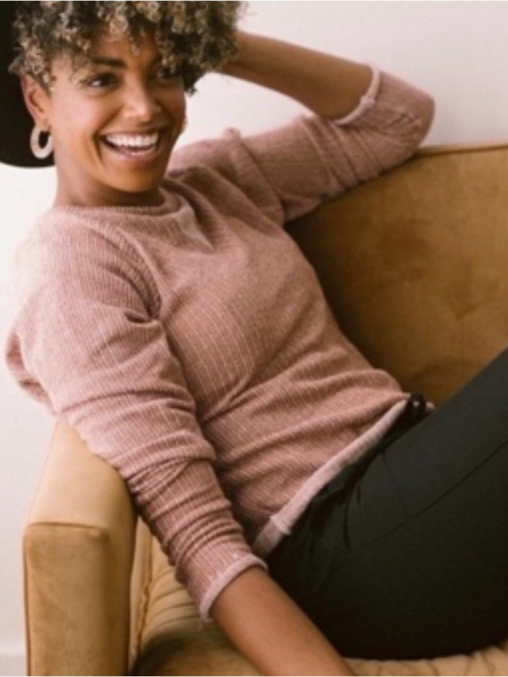 Albion Fit ribbed sweater